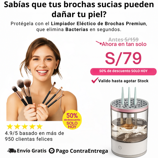 Máquina Premium Limpiadora de Brochas – Limpieza Rápida y Sin Esfuerzo