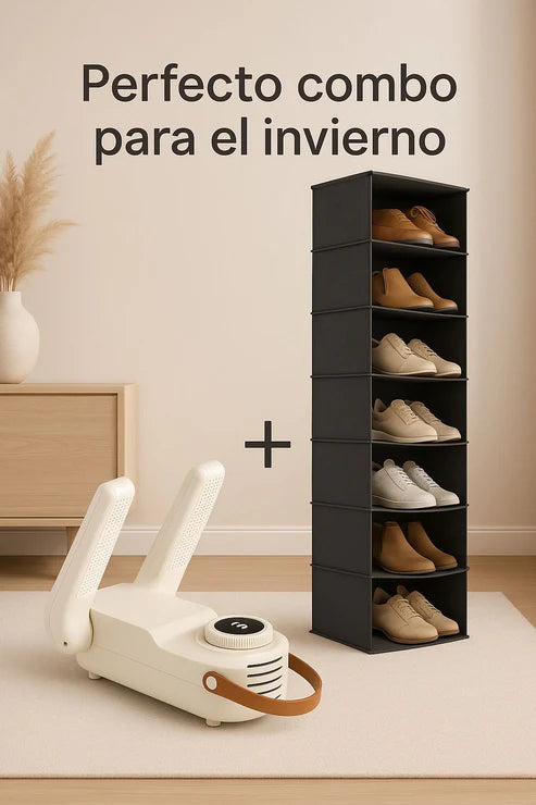 Secador de zapato portátil